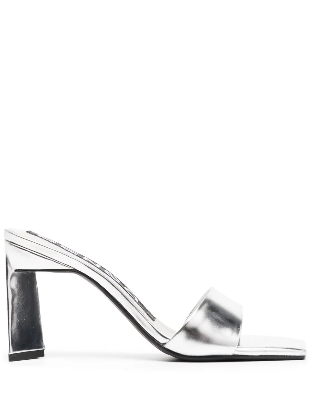 

Senso Venus 90mm metallic mules - Silver