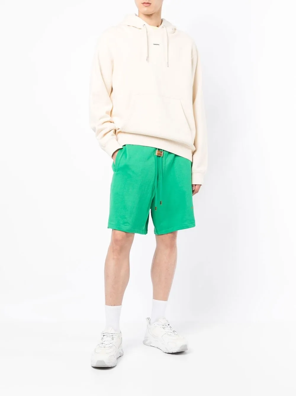 Buscemi embroidered-logo cotton track shorts | Track & Running Shorts | Image 2
