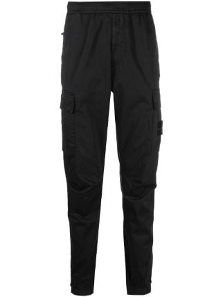 Stone Island Compass-patch Cargo Trousers - Farfetch