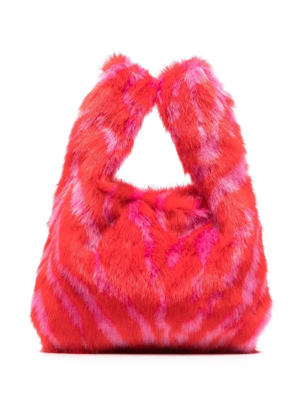 

STAND STUDIO Yvette faux-fur mini bag - Red