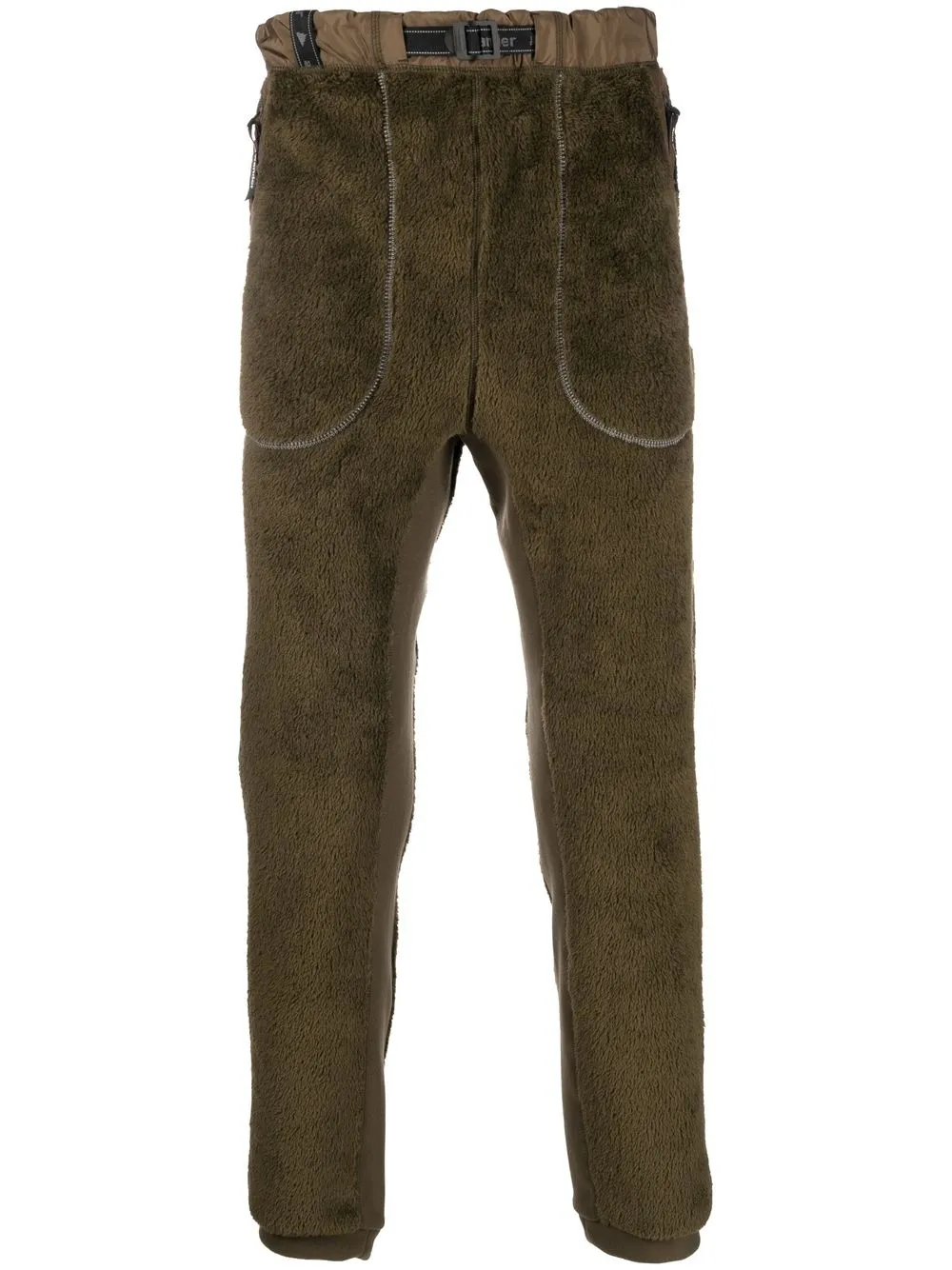 

and Wander fleece-texture pants - Green