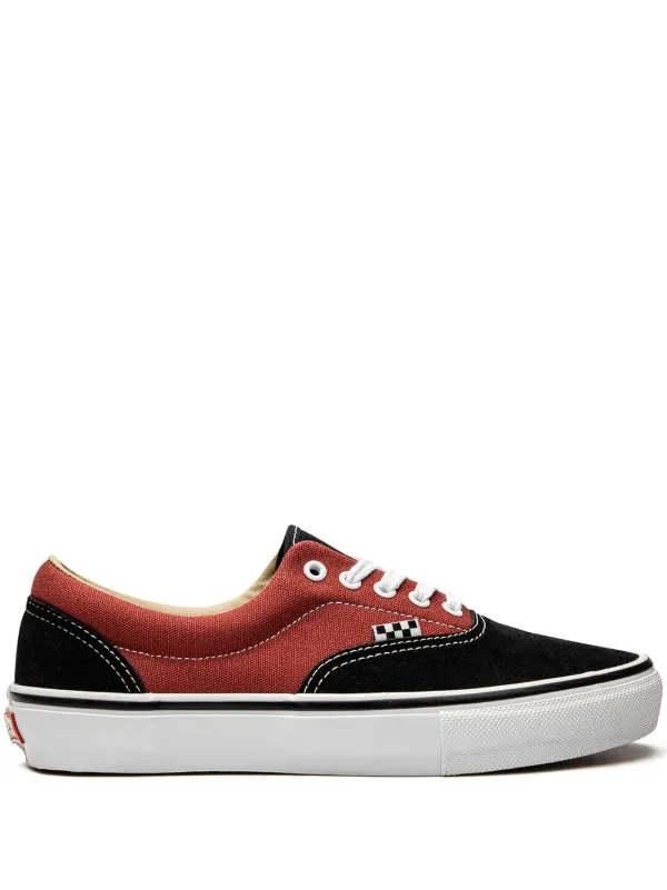 Vans era 2 tone black clearance red