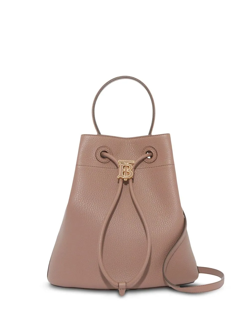 

Burberry TB-logo leather bucket bag - Brown