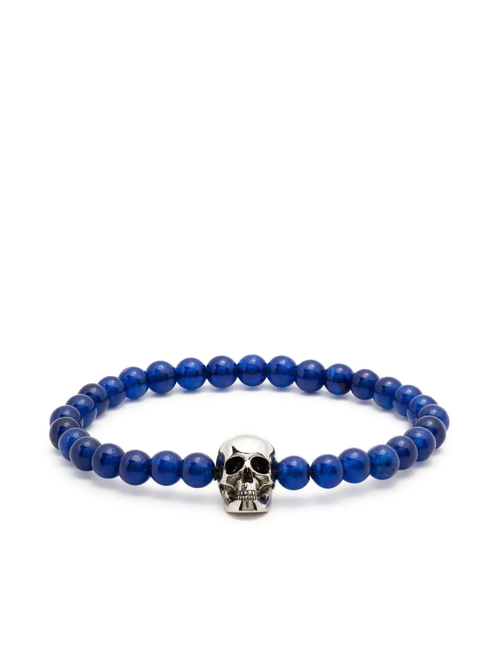 

Alexander McQueen brazalete con dije Skull - Plateado