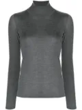 Brunello Cucinelli cashmere-silk blend roll-neck jumper - Grey