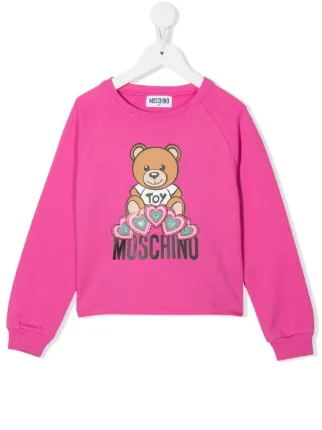 新発売の Moschino Kids スウェットシャツ テディベア モスキーノ・キッズ トップス