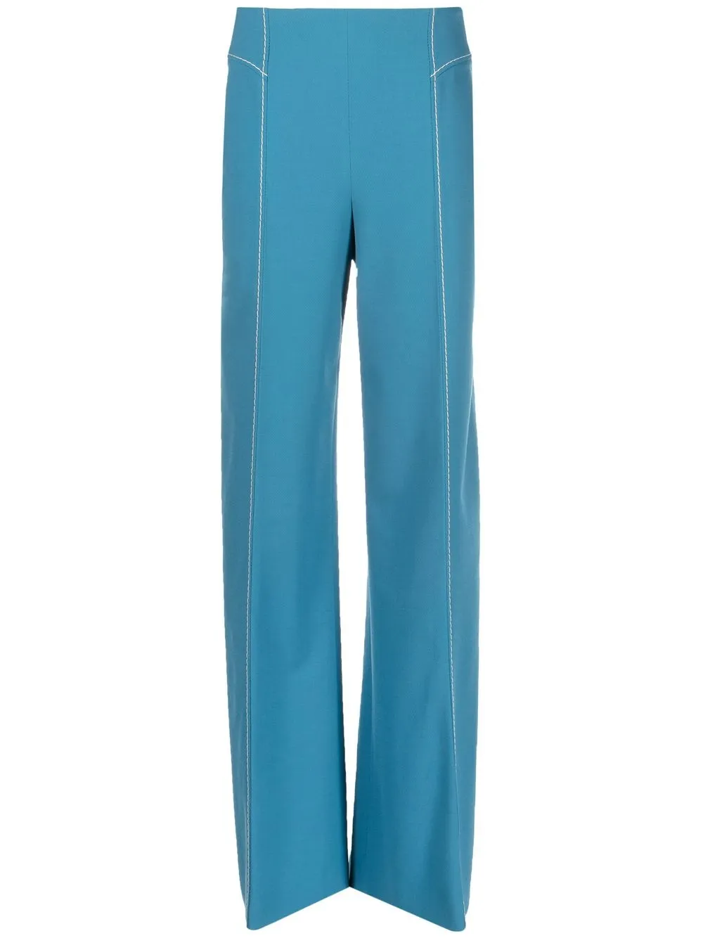 

Boutique Moschino pantalones con corte ancho - Azul