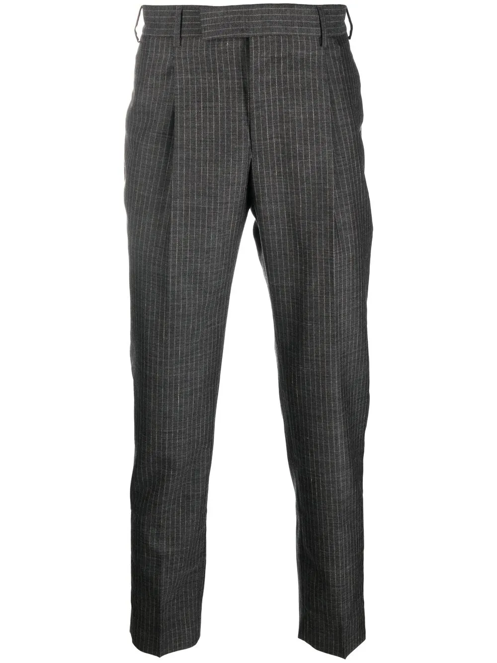 

PT Torino striped tailored-cut trousers - Grey