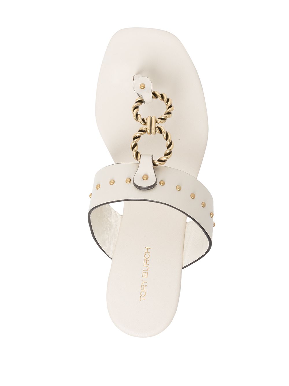 White tory burch shops sandals