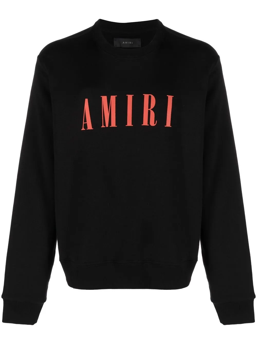 amiri amiri logo printed crewneck sweatshirt｜TikTok Search