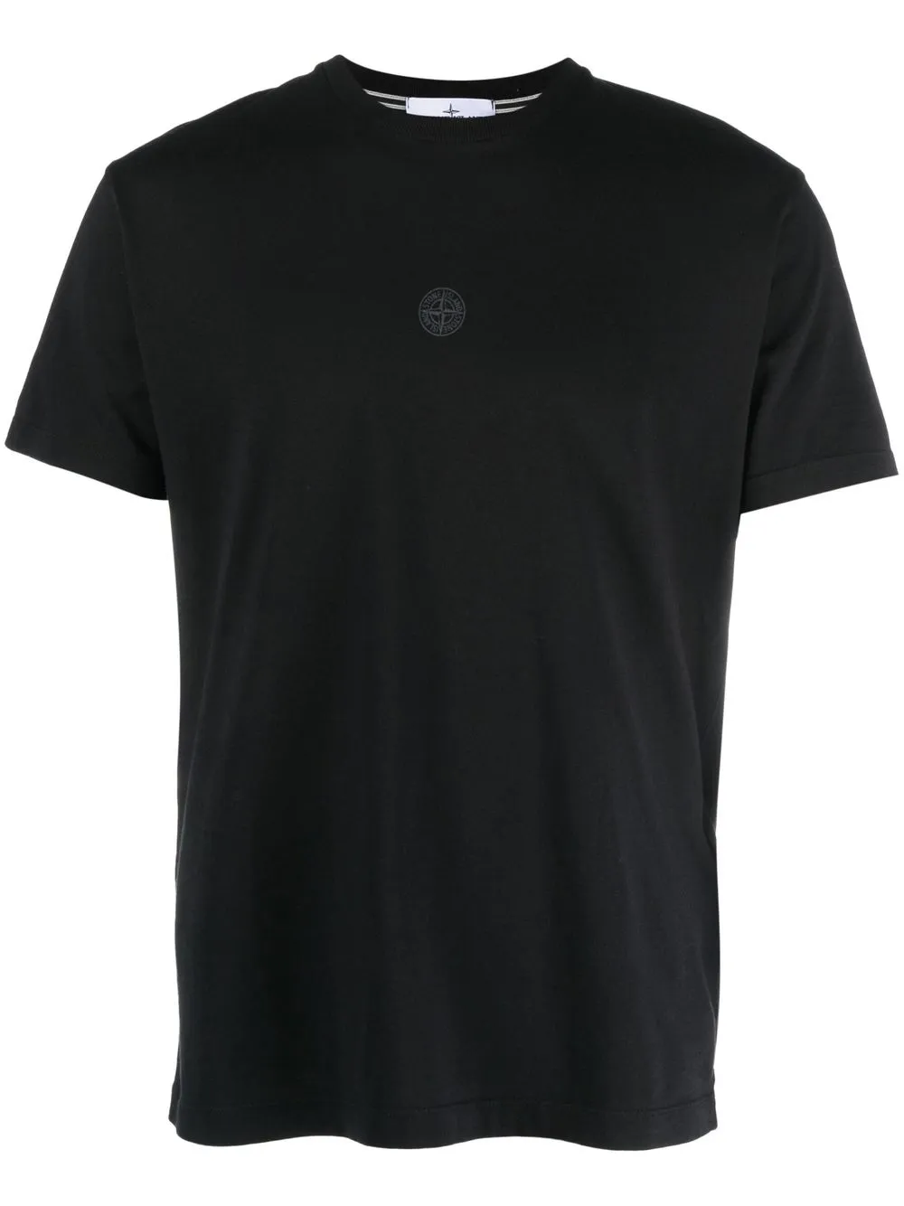 

Stone Island logo-print cotton T-shirt - Black