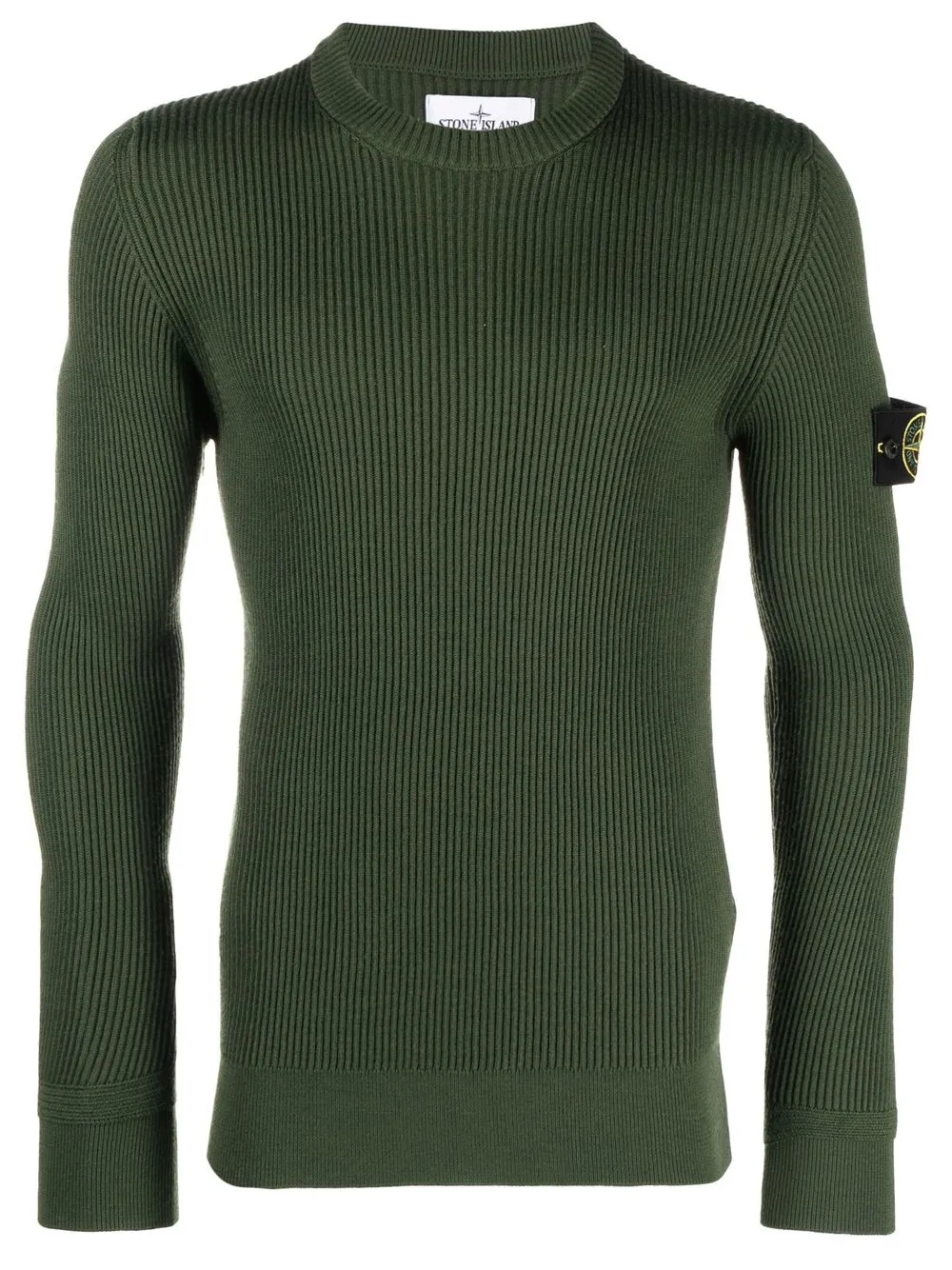 

Stone Island Costa logo-patch jumper - V0058 GREEN