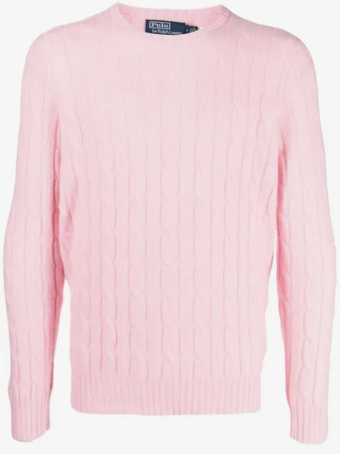 Polo Ralph Lauren long-sleeved cable-knit jumper