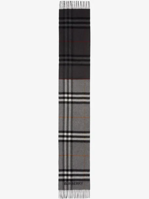Burberry mascada con motivo de cuadros