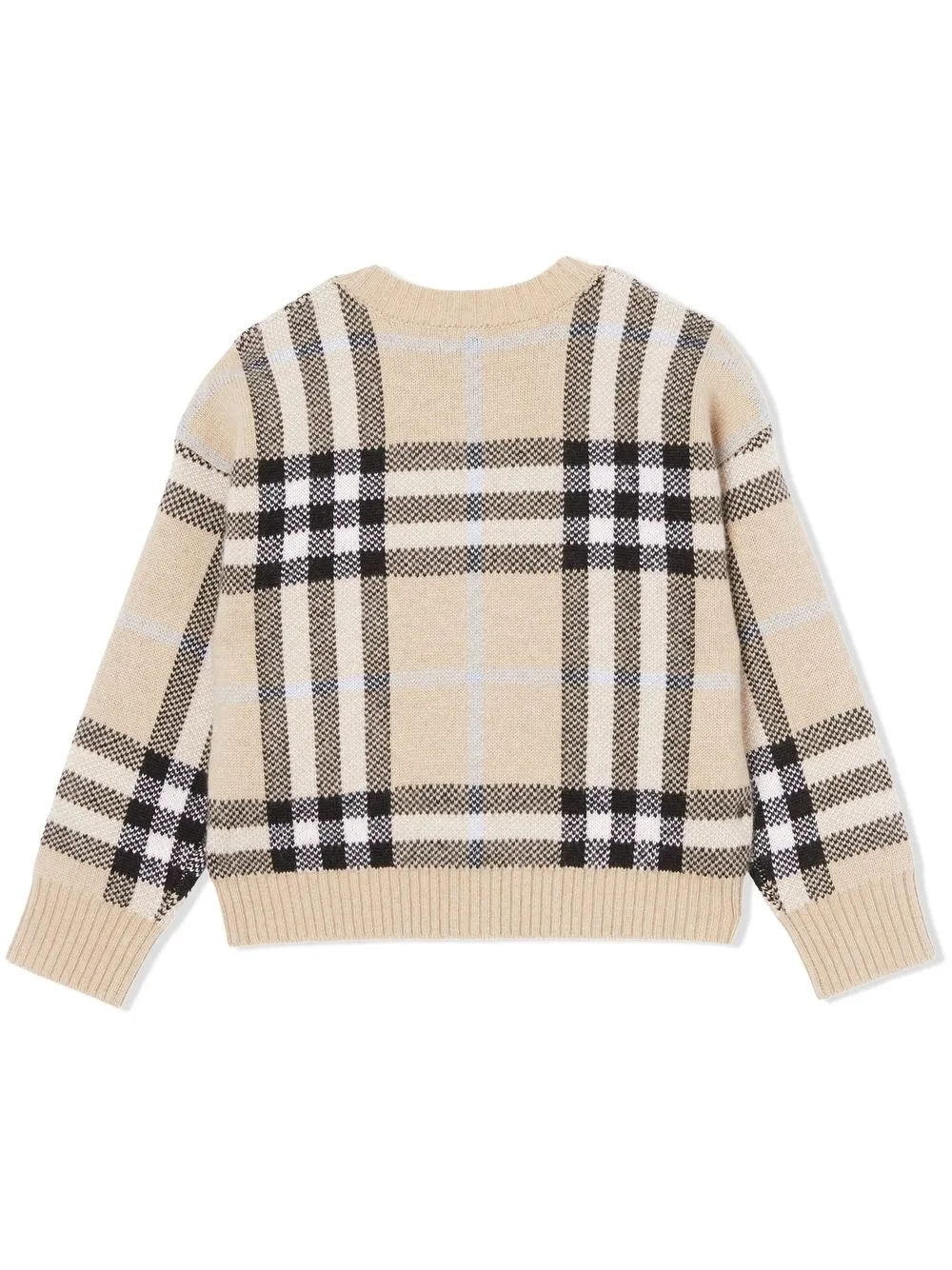 Burberry Kids Geruit vest - Beige