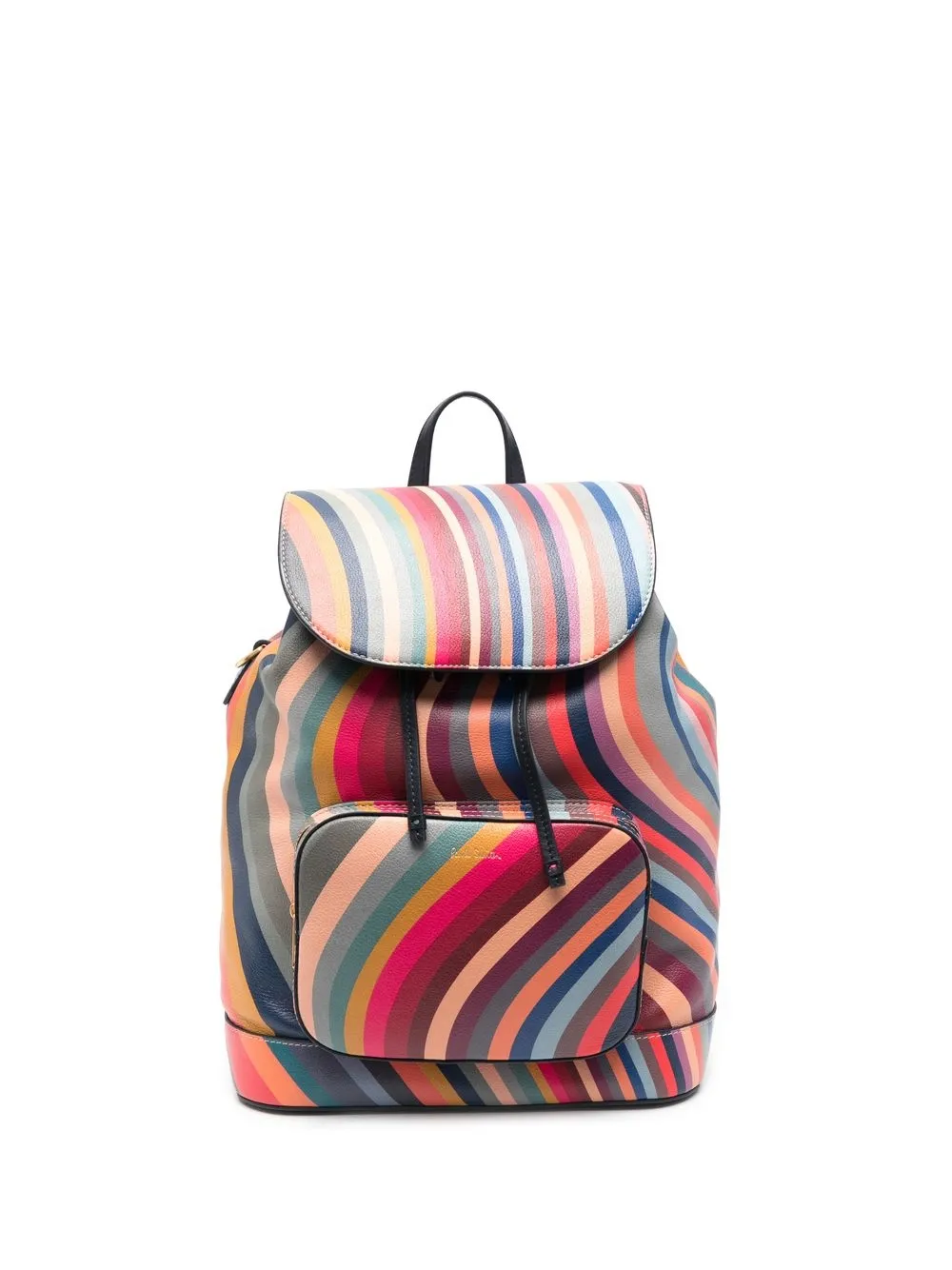 

Paul Smith mochila con rayas arcoíris - Azul