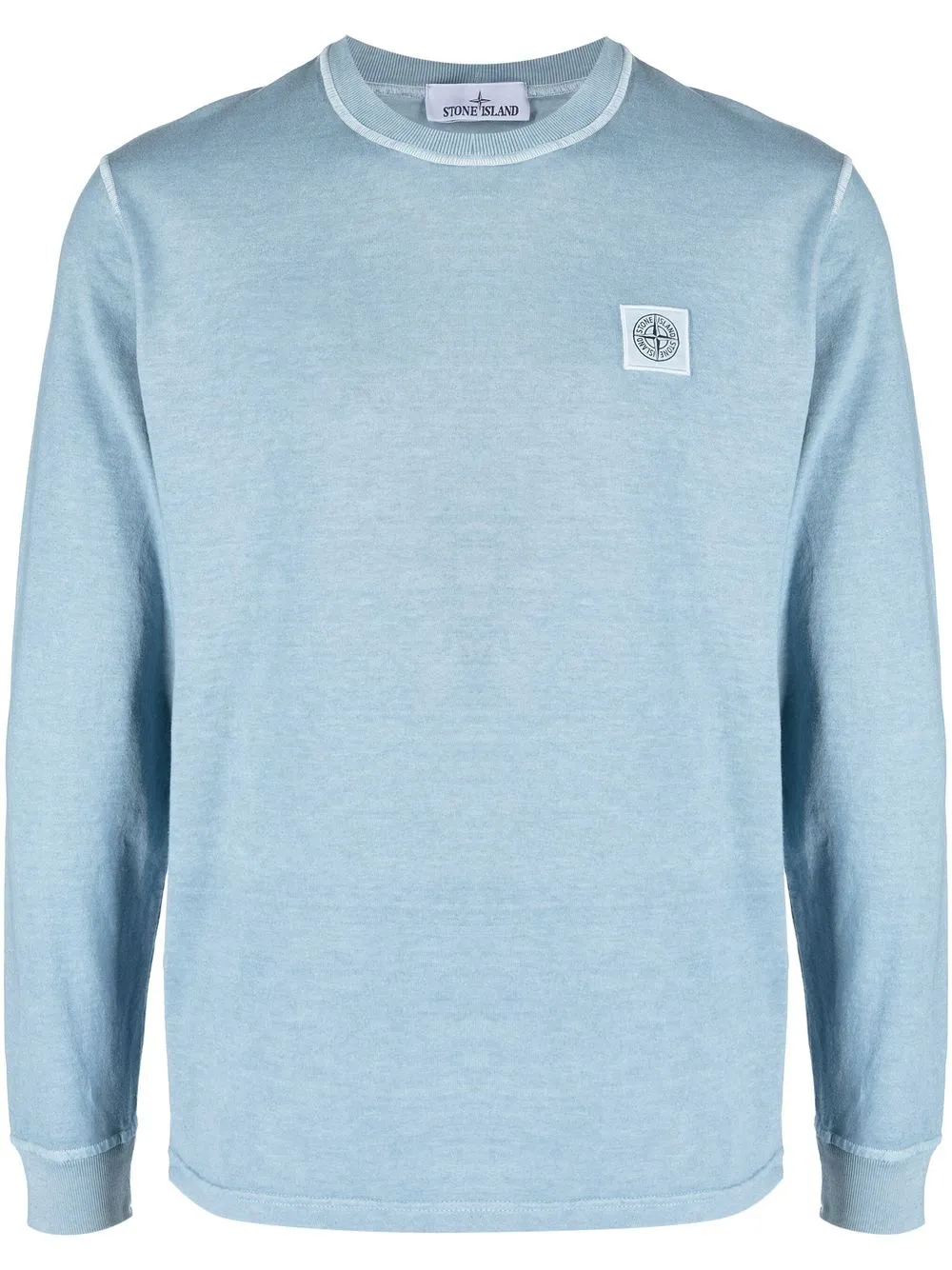 

Stone Island sudadera con parche de Compass - Azul