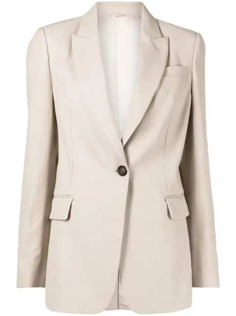Brunello Cucinelli one-button single-breasted blazer