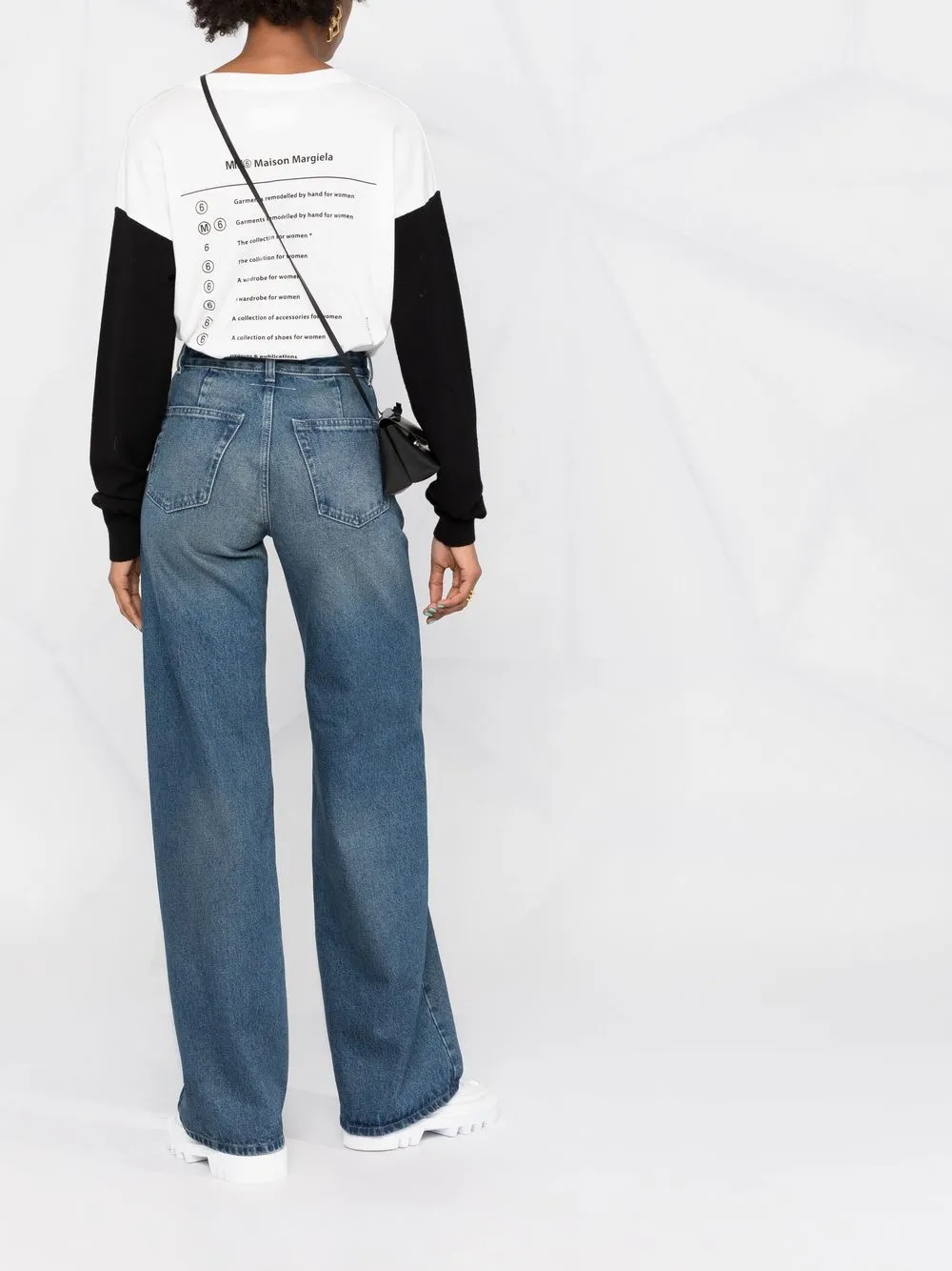 MM6 Maison Margiela wide-leg Jeans - Farfetch