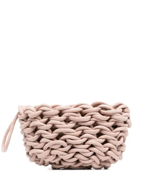 Alienina Lina interwoven clutch bag