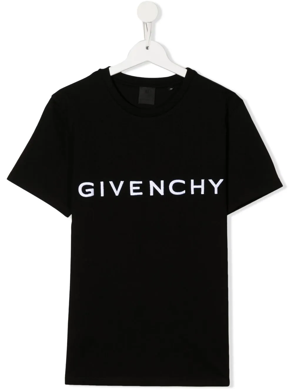 

Givenchy Kids playera con logo estampado - Negro