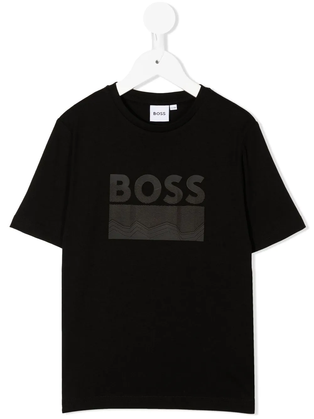 

BOSS Kidswear logo-print T-shirt - Black