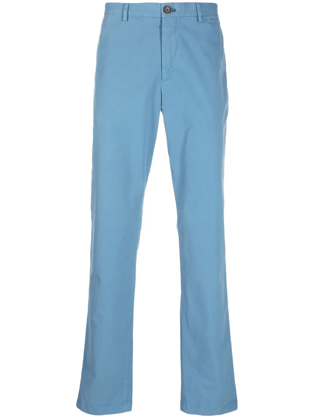 

PS Paul Smith organic-cotton slim tailored trousers - Blue