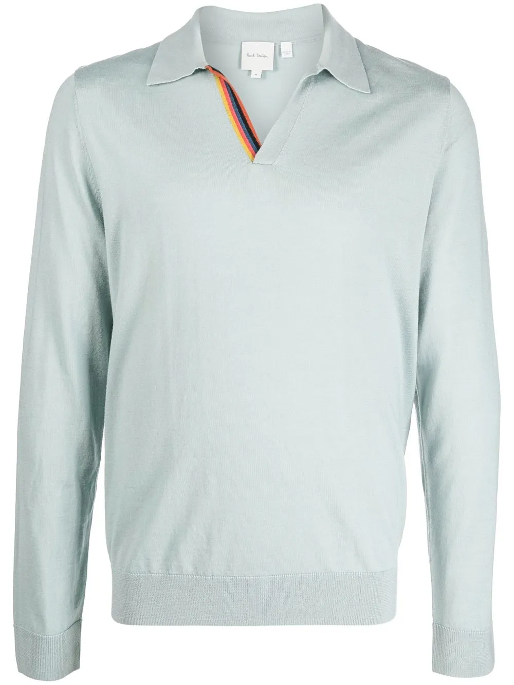 

Paul Smith playera tipo polo tejida con detalle de rayas - Verde