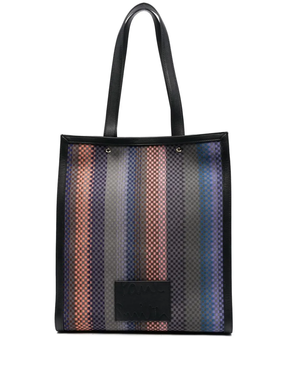 

Paul Smith Screen Check tote bag - Black