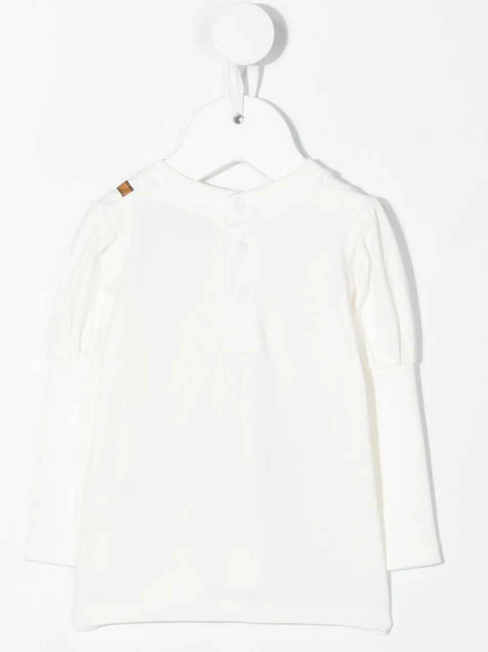 Moschino Kids Top met teddybeerprint - Wit