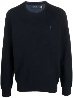 Polo crew top neck sweater