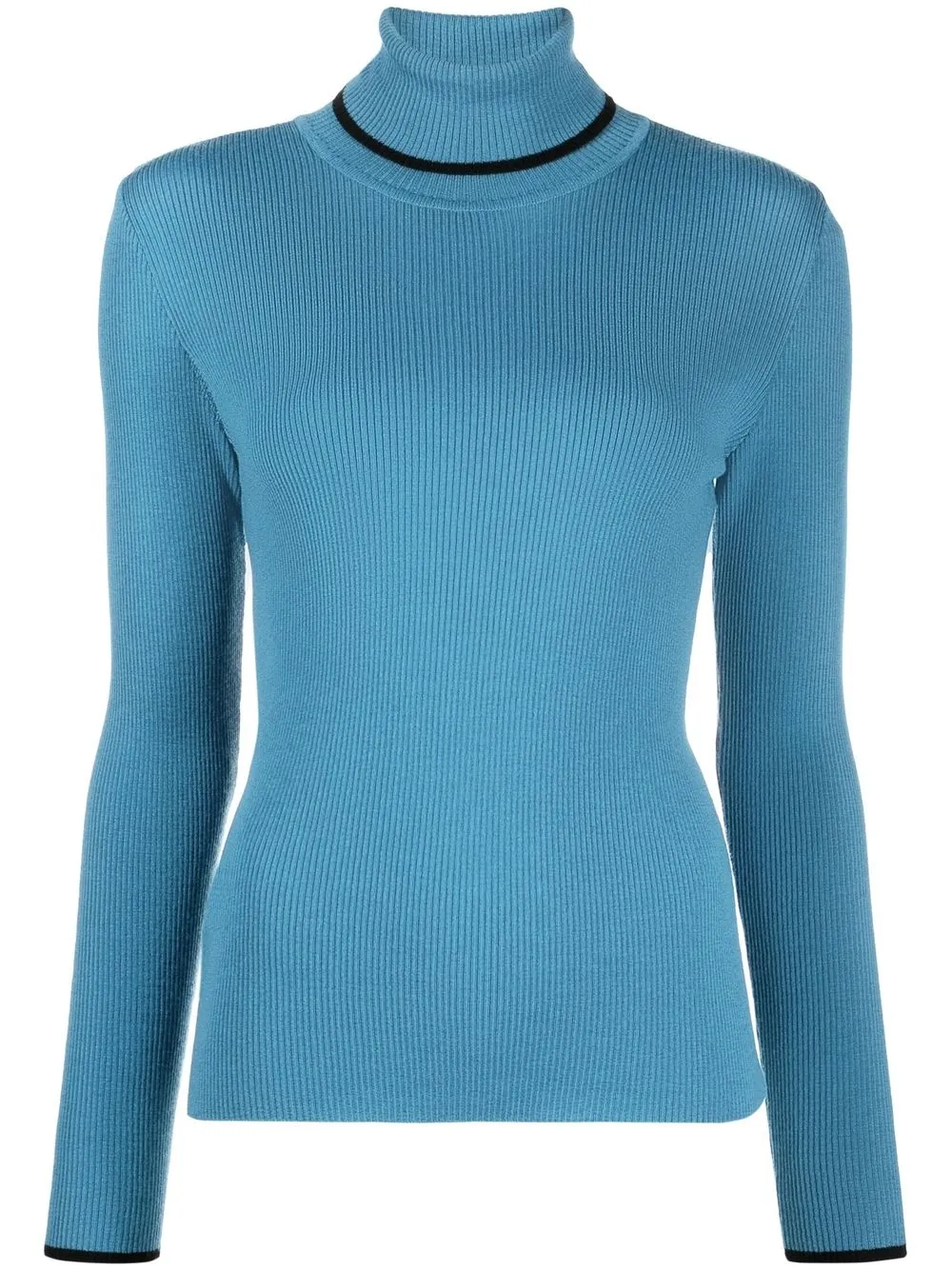 Boutique Moschino roll-neck Fitted Wool Jumper - Farfetch