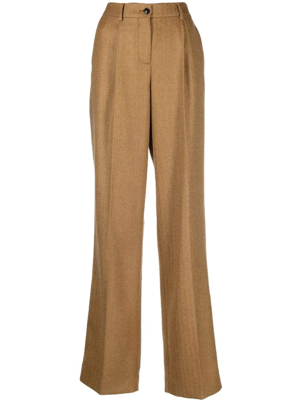 

Boutique Moschino pantalones rectos con tiro alto - Amarillo