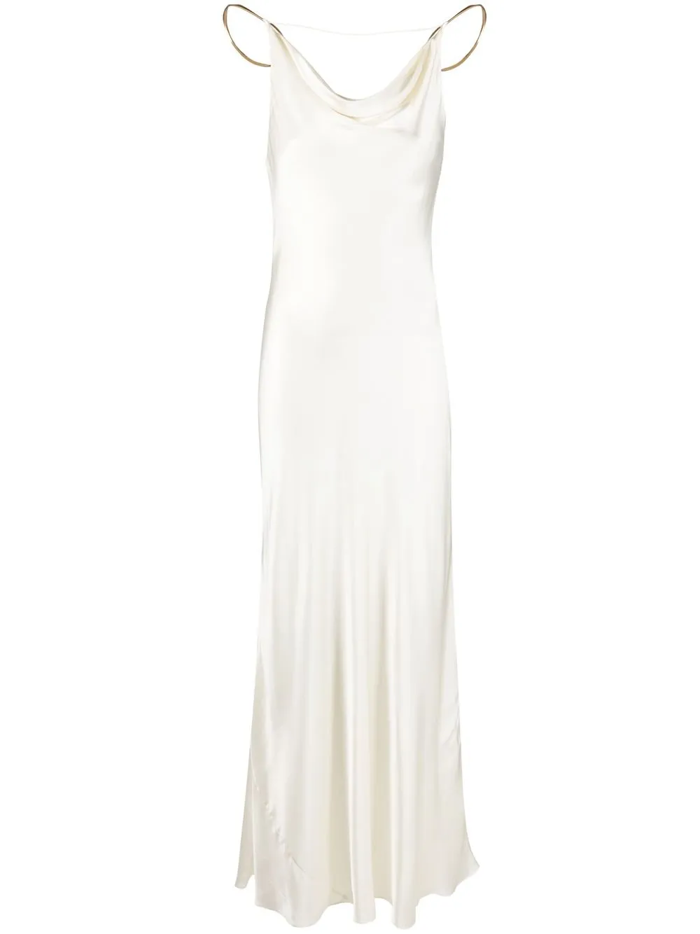 Cult Gaia vestido Azaelia con anilla | blanco | Image 1