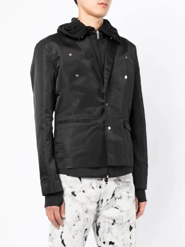 HELIOT EMIL zip-up Jacket | Black | FARFETCH EG