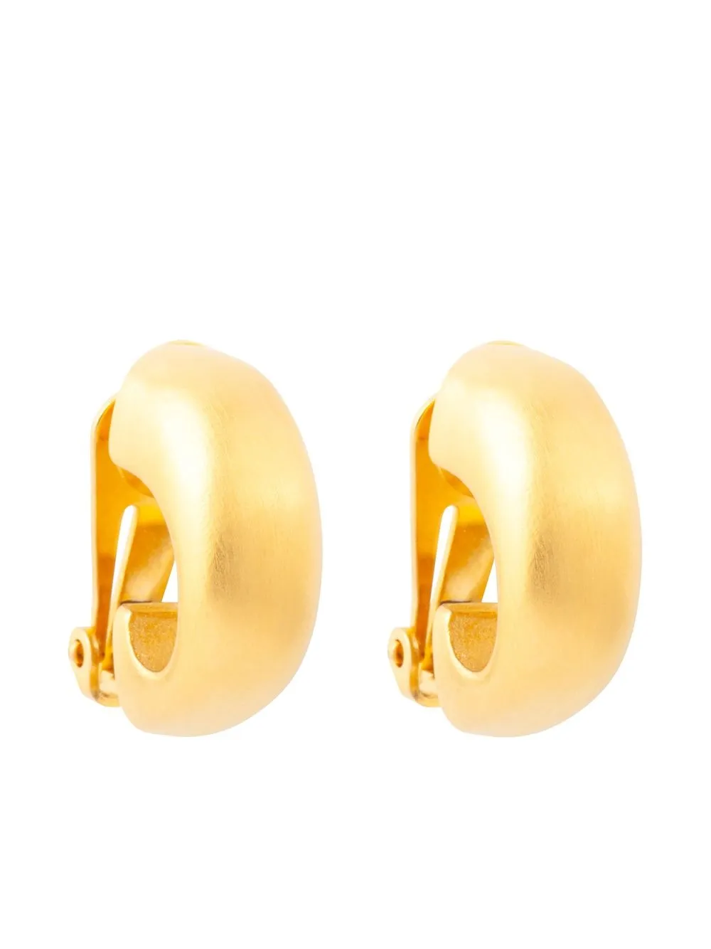 

Susan Caplan Vintage 1980s drop-pendant clip-on earrings - Gold