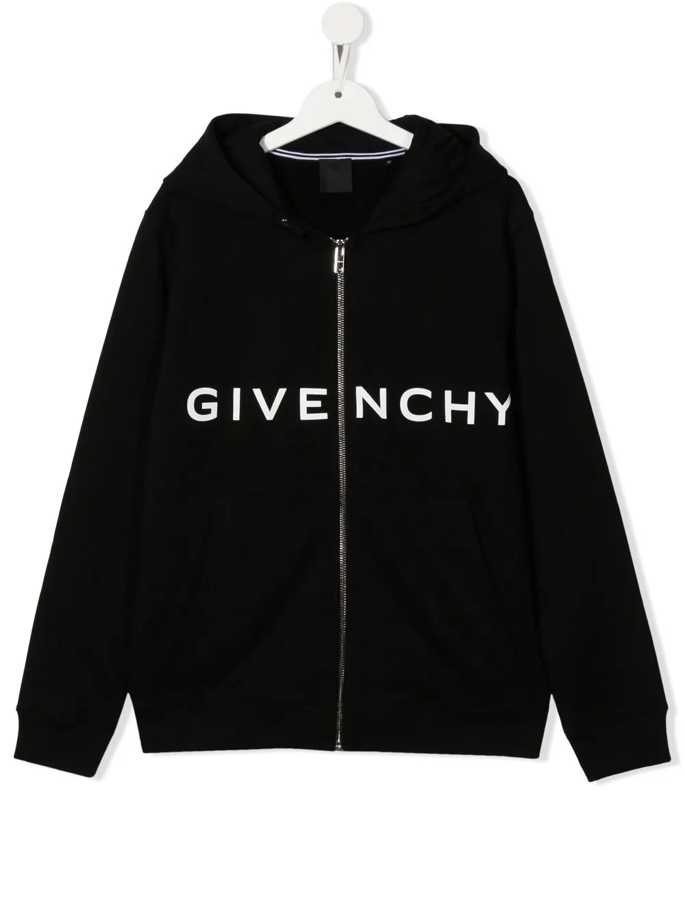 

Givenchy Kids TEEN logo-print hoodie - Black
