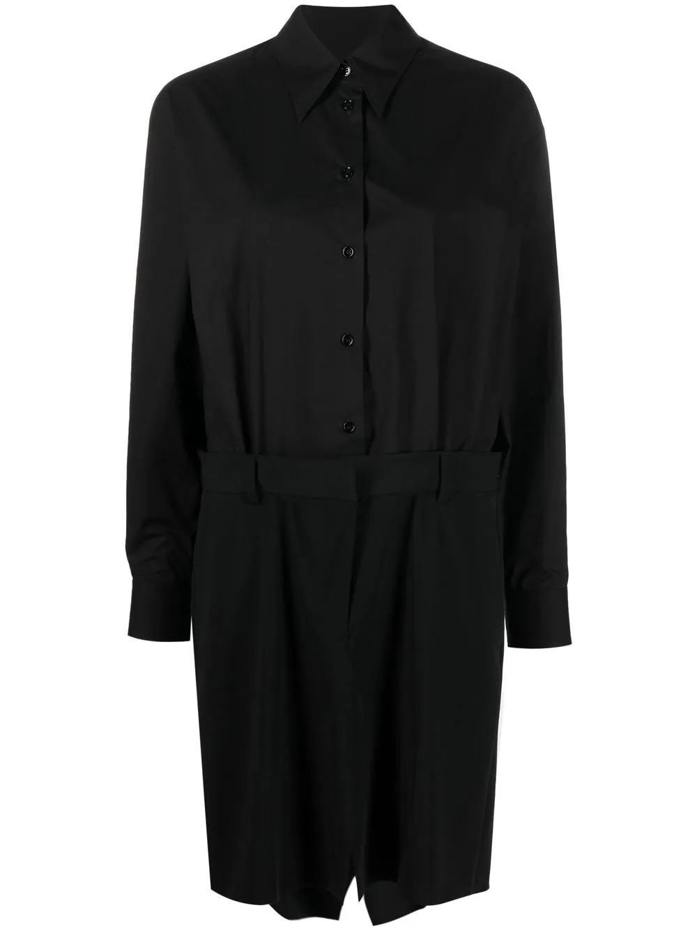 

MM6 Maison Margiela tailored-cut shirt dress - Black
