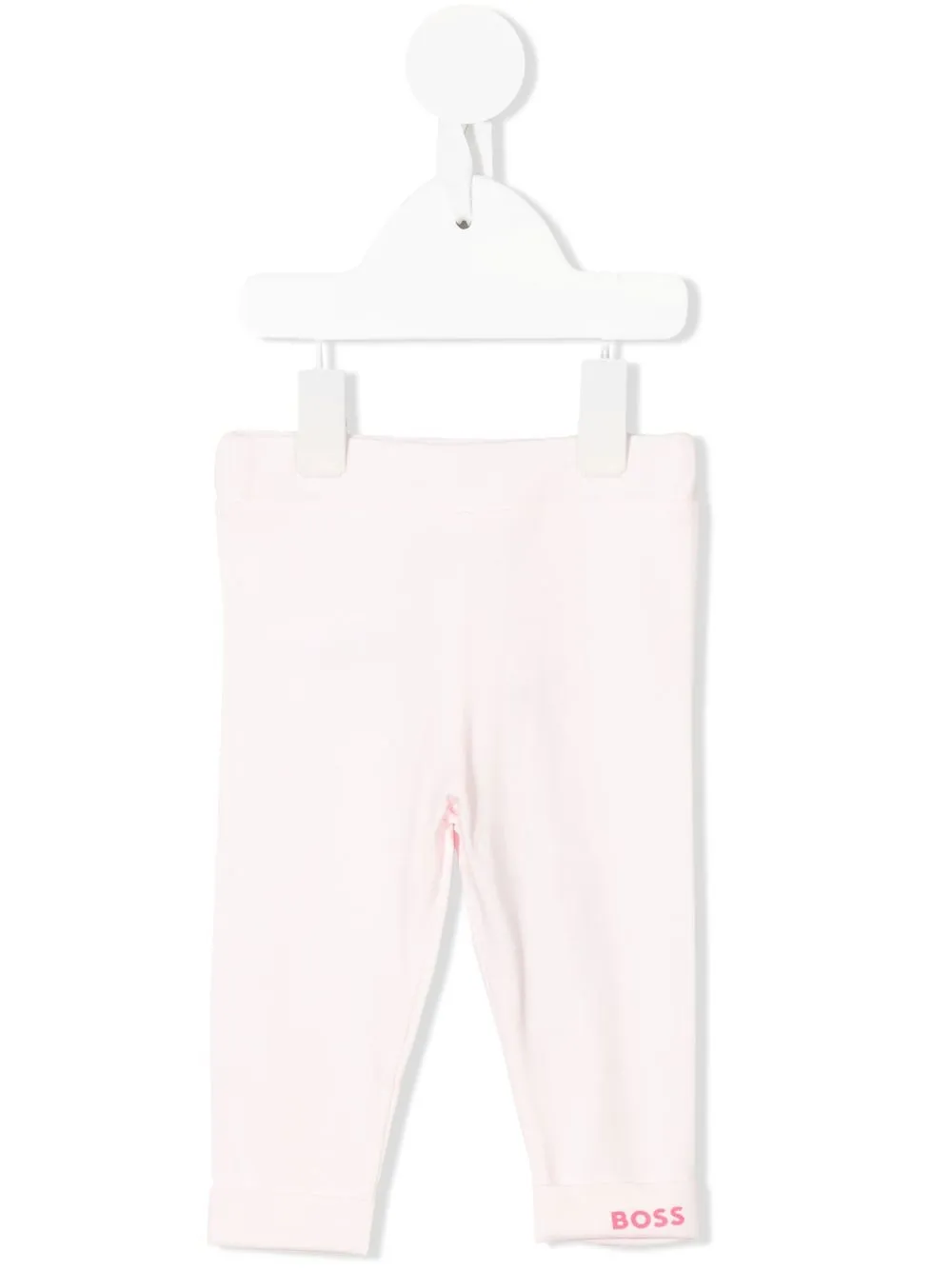 

BOSS Kidswear leggins con logo estampado - Rosado