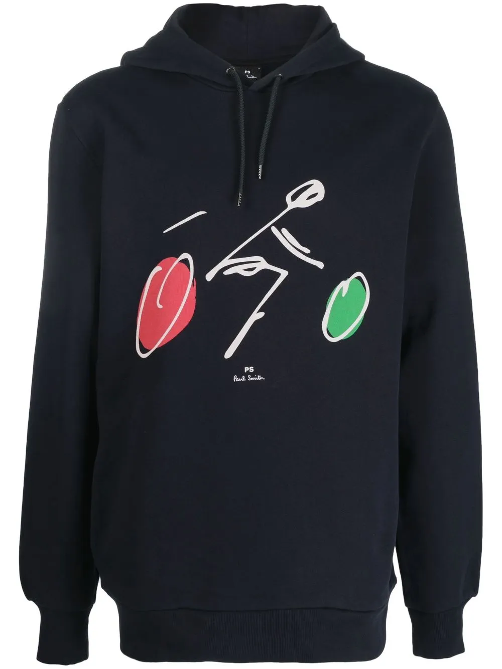 

PS Paul Smith hoodie con estampado gráfico - Azul