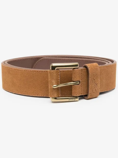 Polo Ralph Lauren suede buckle belt