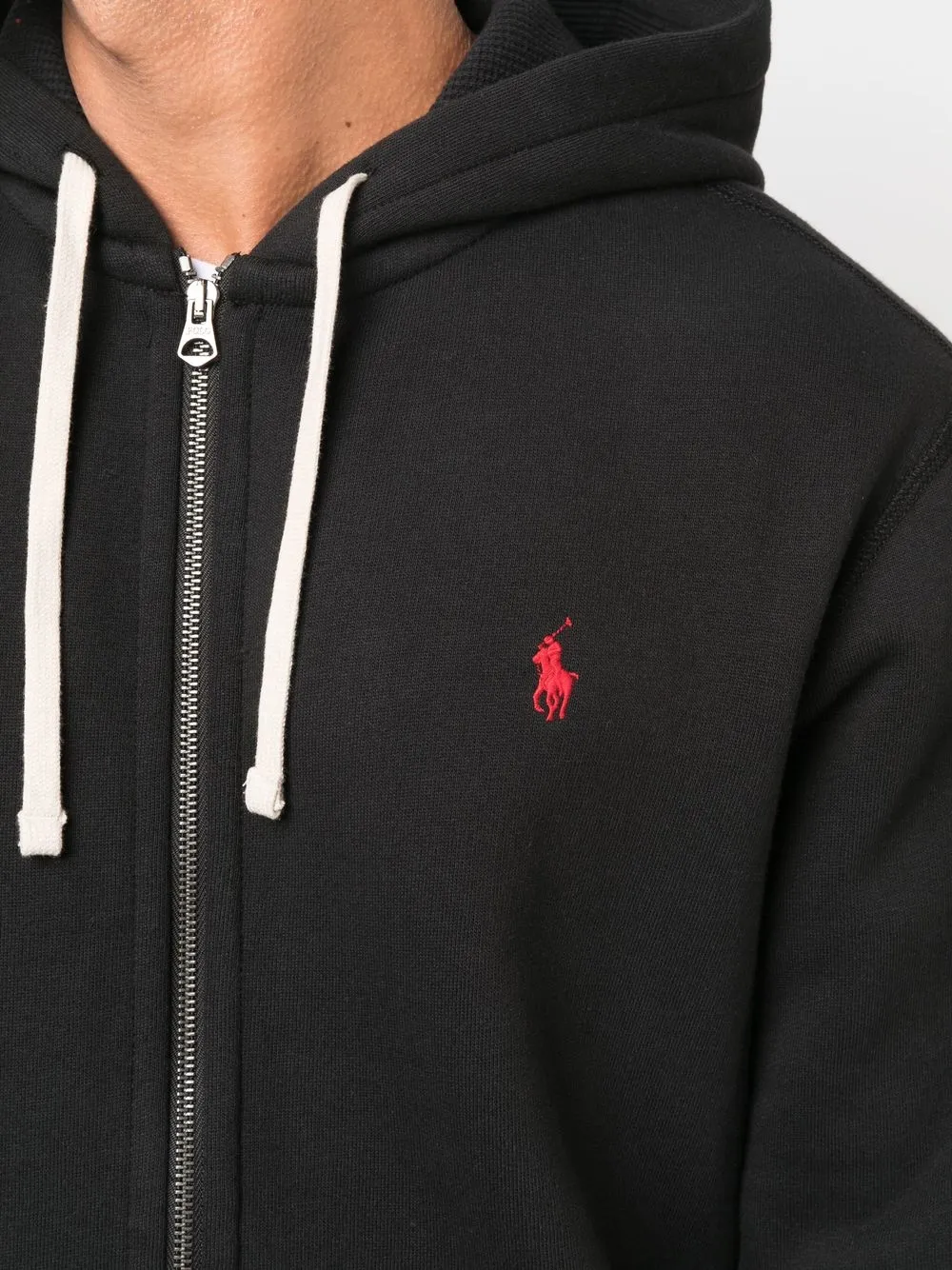 Polo Ralph Lauren embroidered-logo zip-up Hoodie - Farfetch