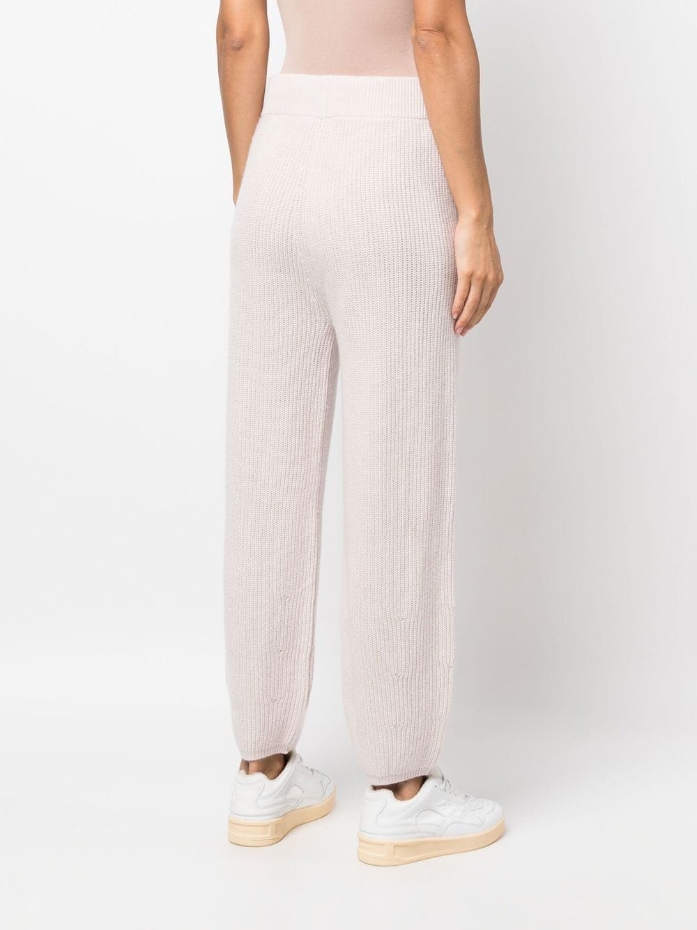 Shop Ralph Lauren Recycled Cashmere Knit Joggers In Pink