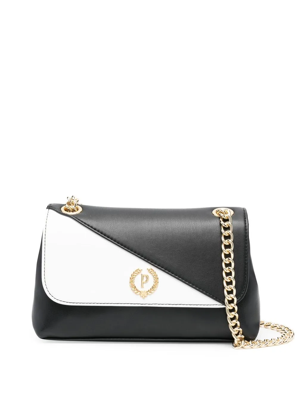 

Pollini two-tone shoulder bag - Black