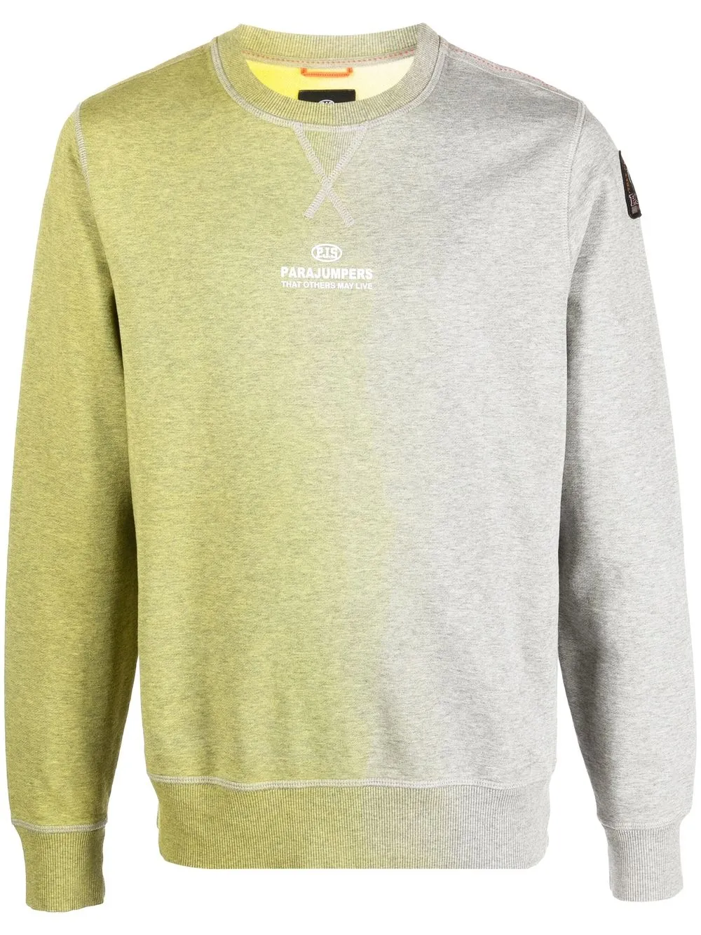 

Parajumpers gradient-effect crew neck jumper - Grey