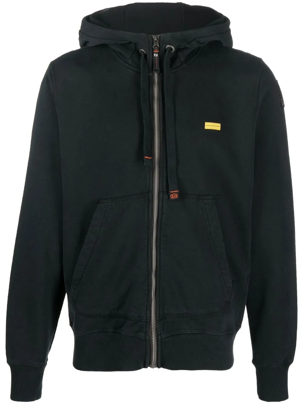 

Parajumpers logo-patch zip-up hoodie - Black