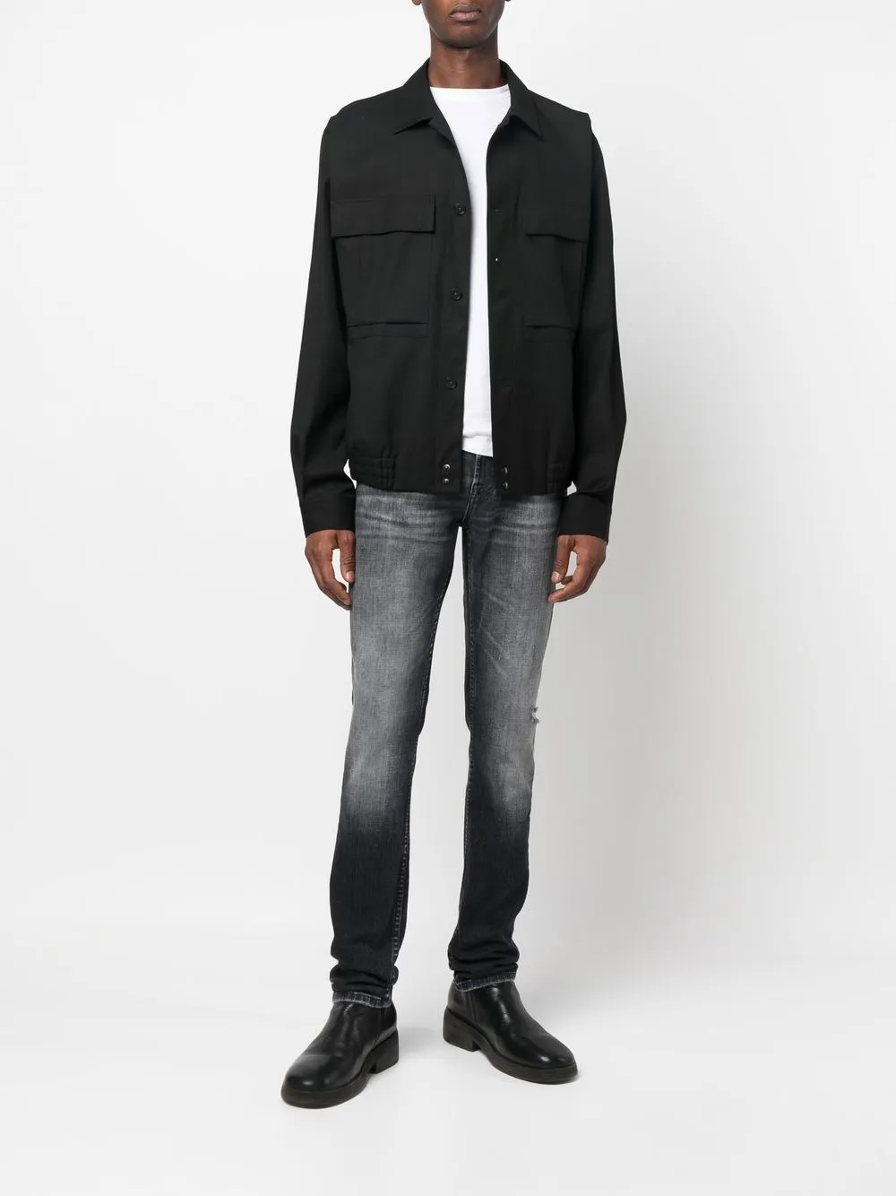 7 For All Mankind Skinny jeans - BLACK