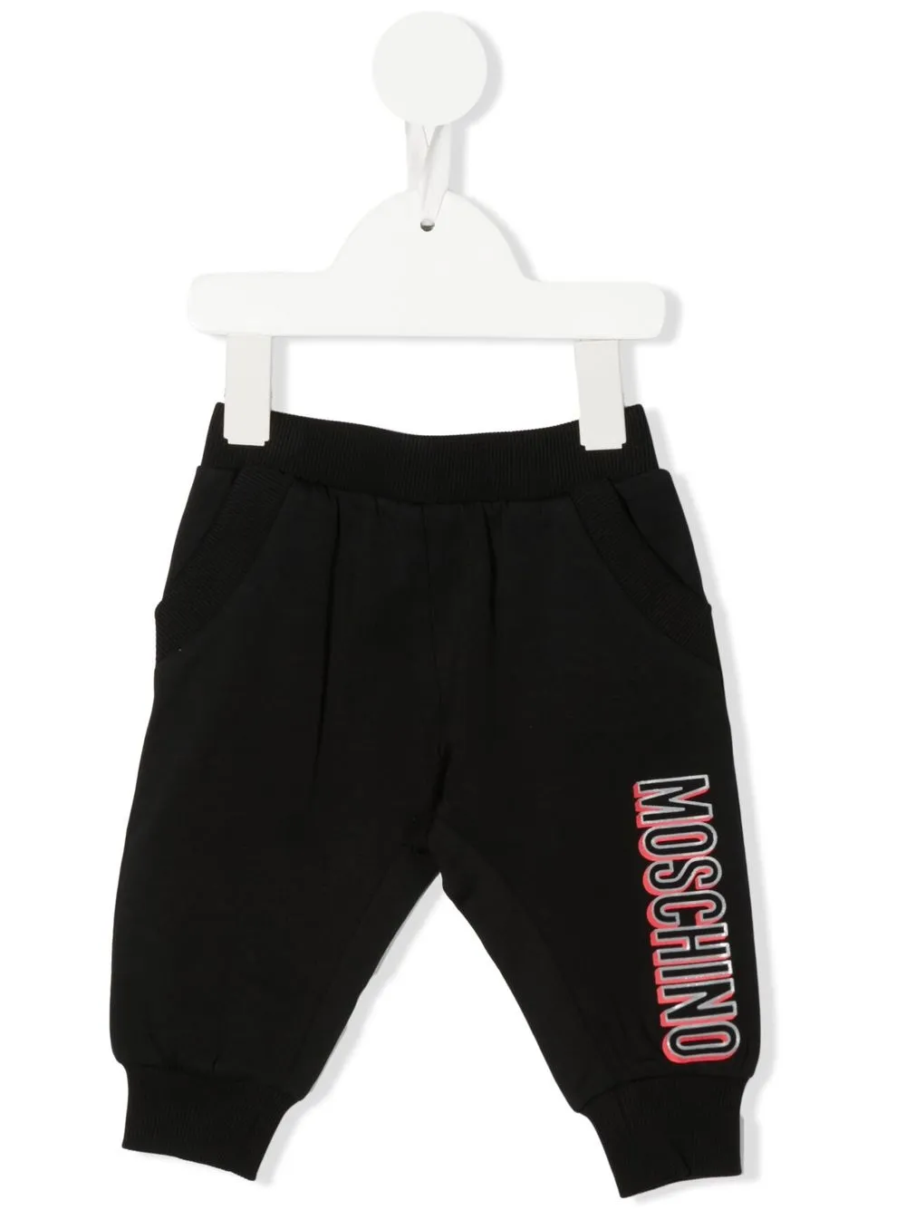 

Moschino Kids logo-print sweatpants - Black