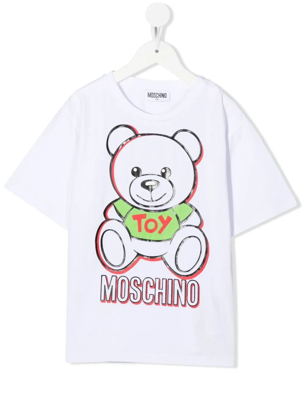 

Moschino Kids playera con motivo Teddy Bear - Blanco