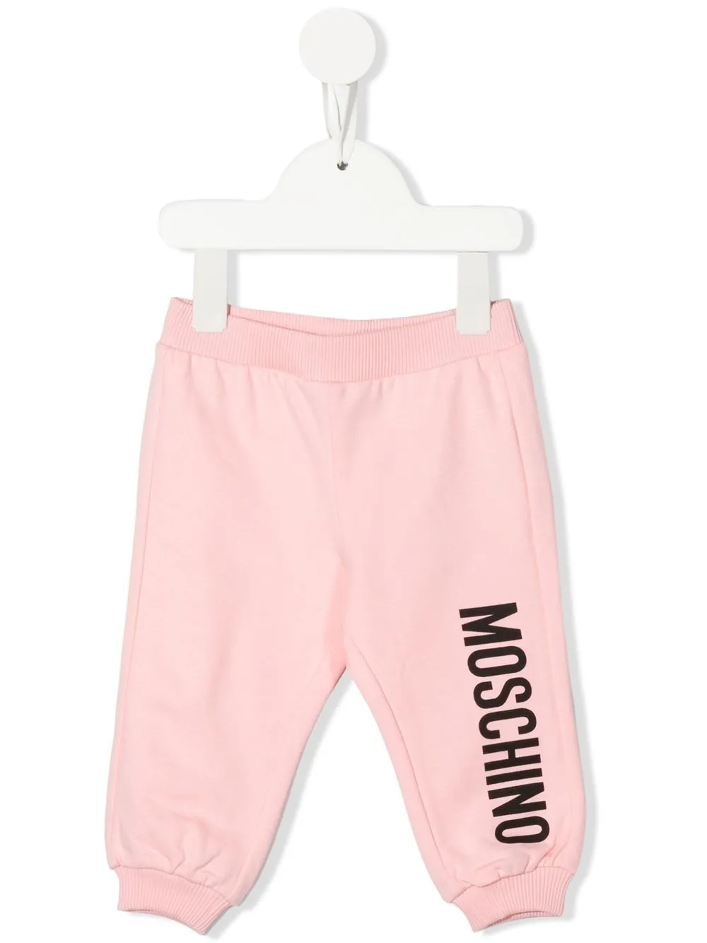 

Moschino Kids pants con logo estampado - Rosado